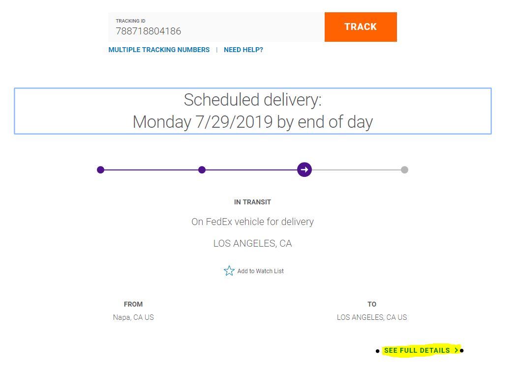 FedEx hold at location ready for pickup… got a text too that it's